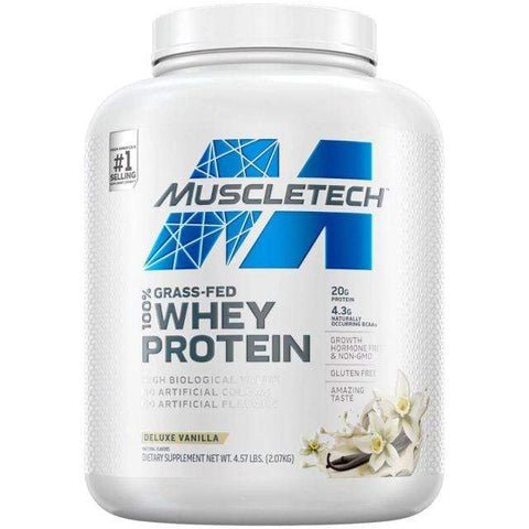 Muscletech Grass Fed 100% Whey Protein Vanilla