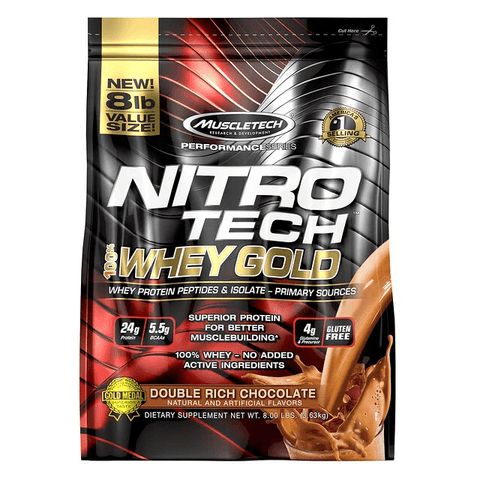 Muscletech Nitro-Tech Whey Gold 8lb 8lb / Chocolate