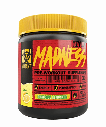Mutant Madness Pre-workout 30 Serve Lemonade