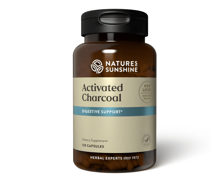 Natures Sunshine Activated Charcoal 120 Caps