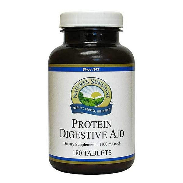 Natures Sunshine Protein Digestive Aid 180 Tabs