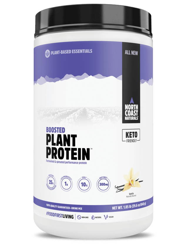 North Coast Naturals Boosted Plant Protein 840g Vanilla