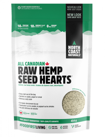 North Coast Naturals Hemp Seed Hearts 454g