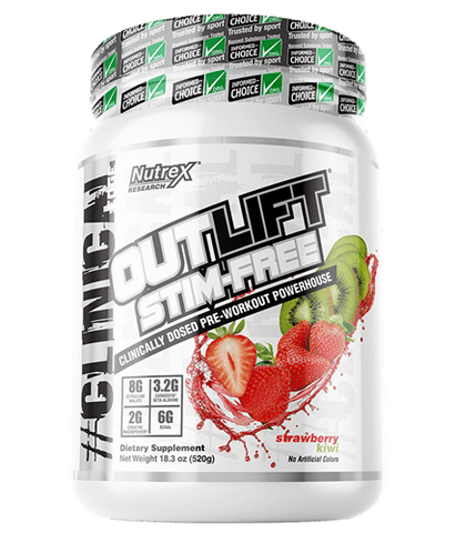 Nutrex Outlift Stim Free Strawberry Kiwi