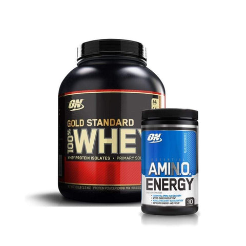 Optimum Nutrition 3.5lb 100% Whey + Amino Combo