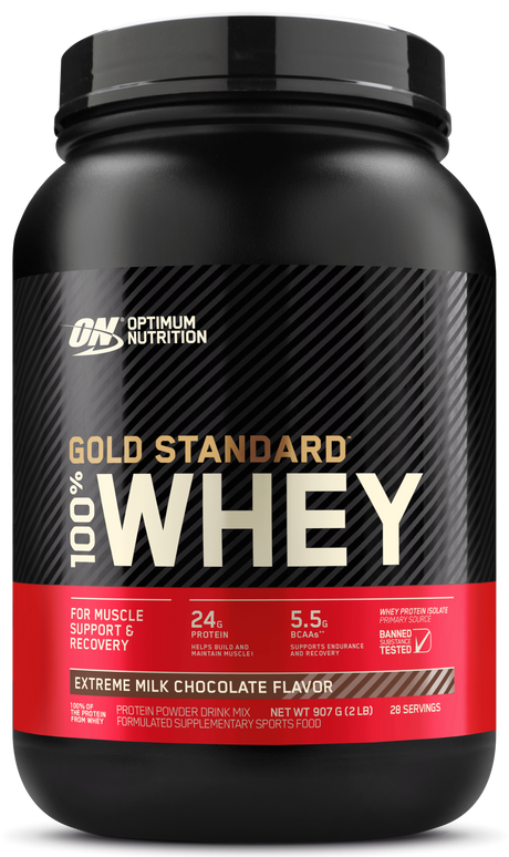Optimum Nutrition Gold Standard 100% Whey 2lb Milk Chocolate (2lb)