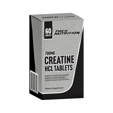 Pack Nutrition Creatine HCL Caps *Gift* 60 Caps