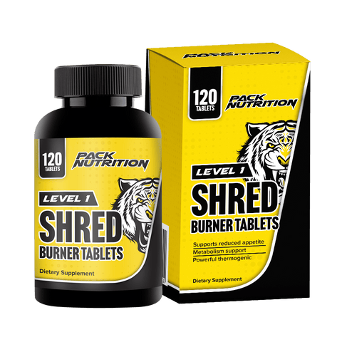 Pack Nutrition Shred Fat Burner Gummies *Gift* 150 Gummies