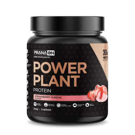 PranaOn Power Plant Protein 500g / Strawberry Sundae