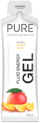 Pure Fluid Energy Gels Box 18 Mango