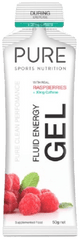 Pure Fluid Energy Gels Box 18 - WADA Tested Raspberry Caffeine