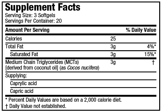 PureXen Keto MCT Oil 60 Softgels