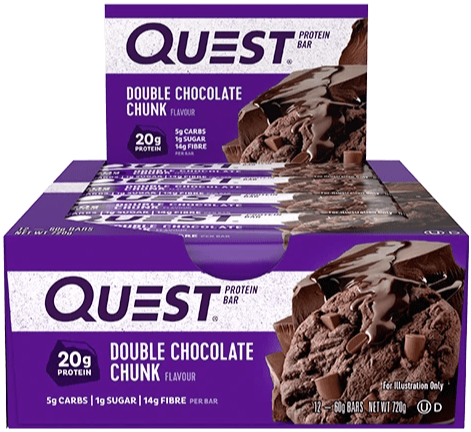 Quest Protein Bars Box of 12 Double Choc Chunk