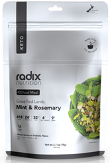 Radix Nutrition - Keto Main Meals 400kcal 400kcal / Grass-Fed Lamb, Mint & Rosemary