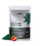 Radix Nutrition Ultimate Recovery Smoothie V2 Whey Blend Spirulina & Strawberry / 1kg