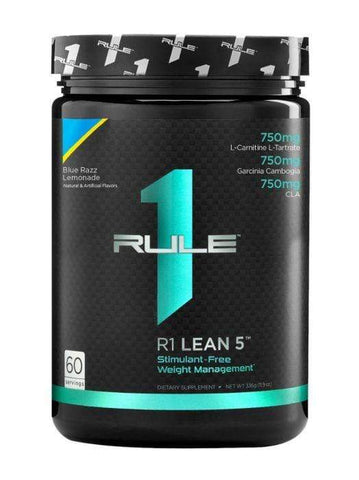 Rule 1 Lean 5  Stim-Free Fat Burner 60 Serve