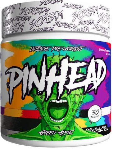 Scream Supps - Pinhead Intense Pre Workout Green Apple