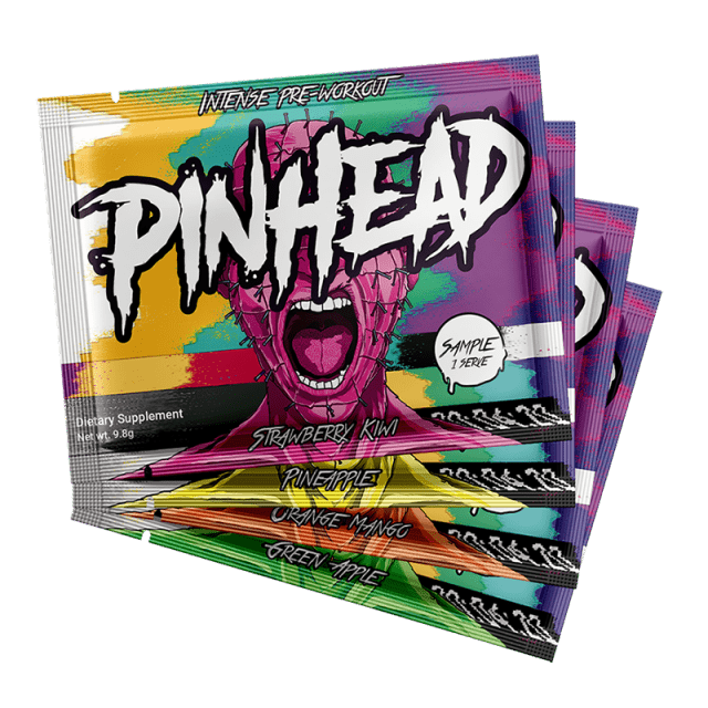 Scream Supps - Pinhead Intense Pre Workout Sample Assorted x4
