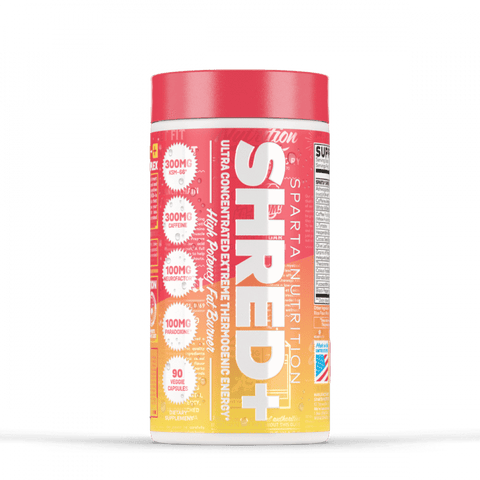 Sparta Nutrition Shred + Fat Burner 90 Vege Caps