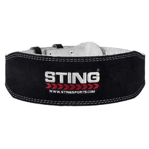 Sting Eco Leather Lifting Belt 4 Inch Small / Black