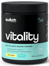 Switch Nutrition Vitality Switch Lemon Ginger / 60 Serve *New Recipe*