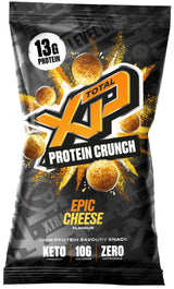 TOTAL XP Protein Crunch Snacks Box of 12 / Epic Cheese