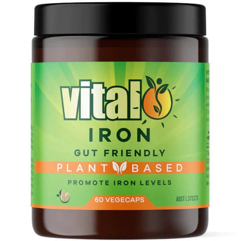 Vital Plant Based Iron Supplement 60 Vegecaps