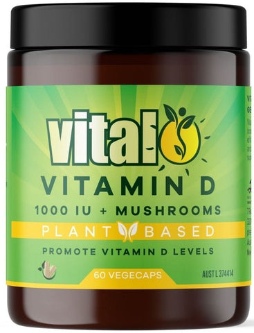 Vital Plant Based Vitamin D Supplement 60 Vegecaps