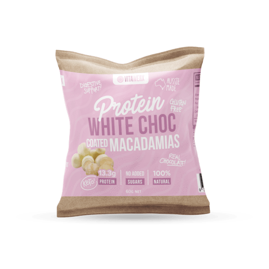 Vitawerx White Chocolate Coated Macadamias 10 Box