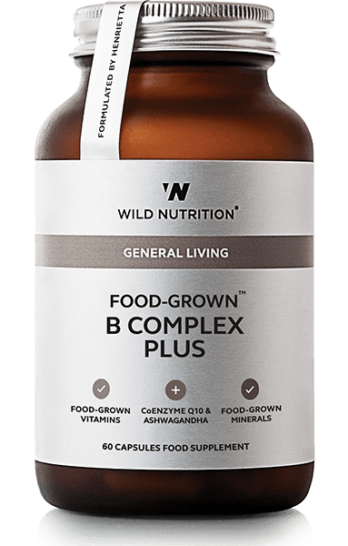 Wild Nutrition Food-Grown B Complex Plus 60 Caps