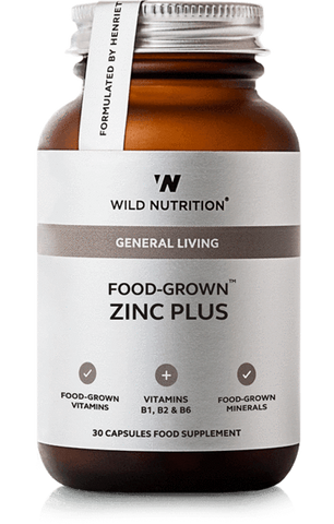 Wild Nutrition Food-Grown Zinc Plus 30 Caps