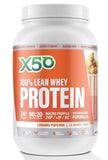 X50 100% Lean Whey Protein 2.2lb Caramel Popcorn