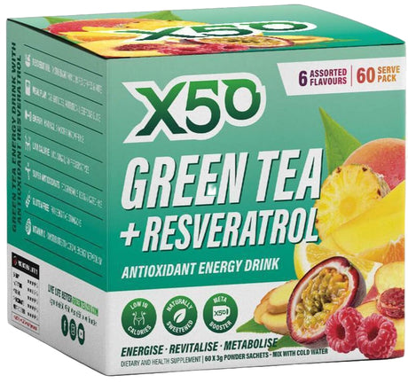 X50 Green Tea 60 Serve Assorted
