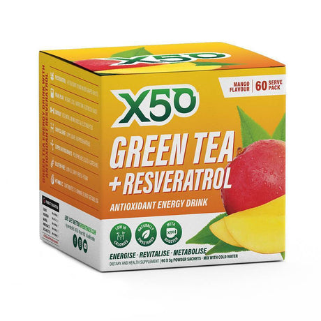 X50 Green Tea 60 Serve Mango