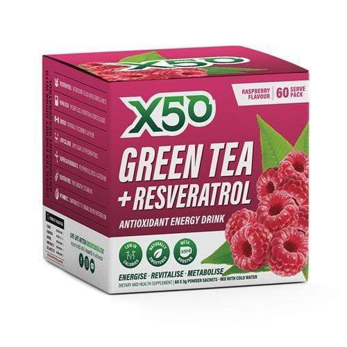 X50 Green Tea 60 Serve Raspberry